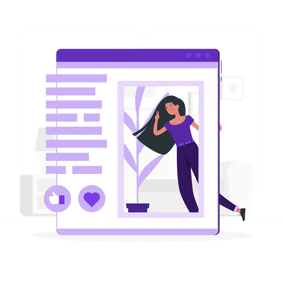 Interface moderna de um blog com artigos bem estruturados e elementos de engajamento